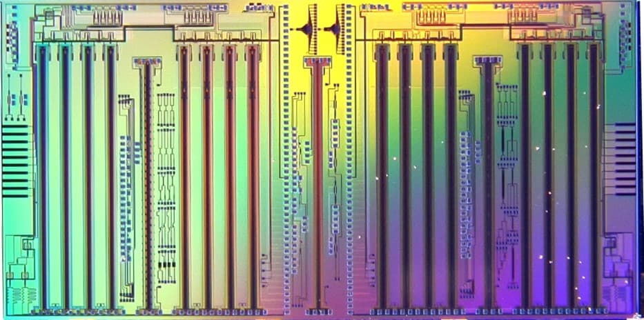 Silicon Photonic transmitter and receiver test structures processed on iSiPP200 