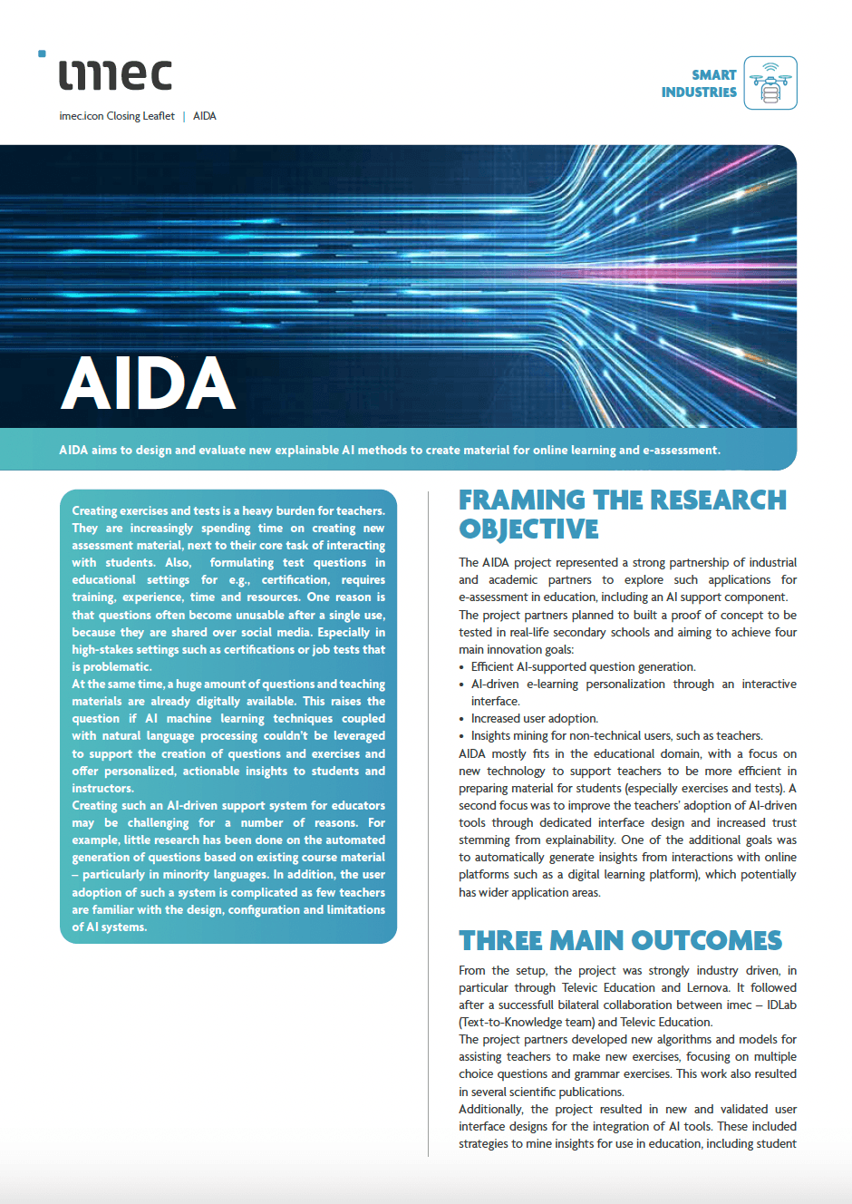 AIDA leaflet