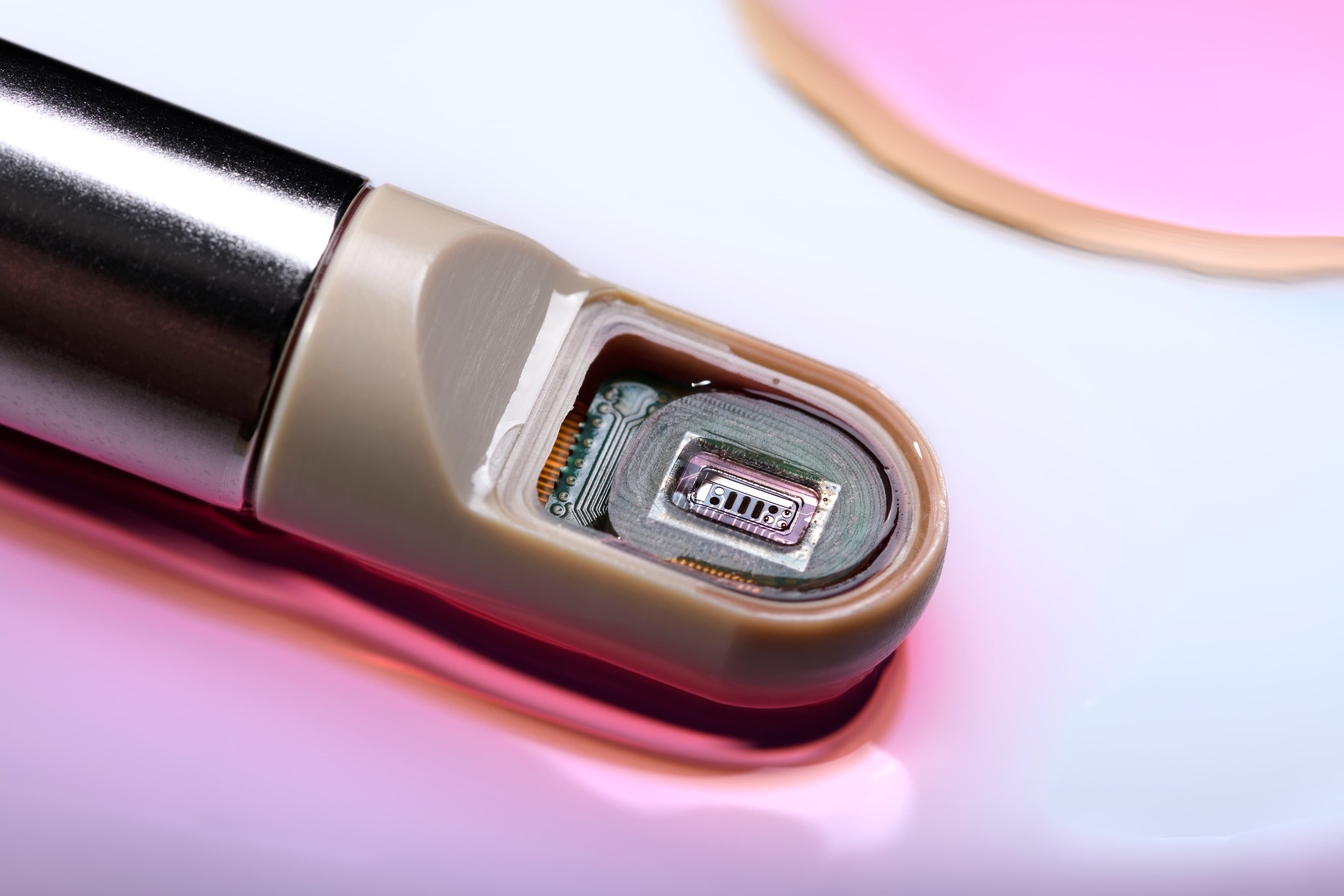 Close-up of a second-generation PAT sensor