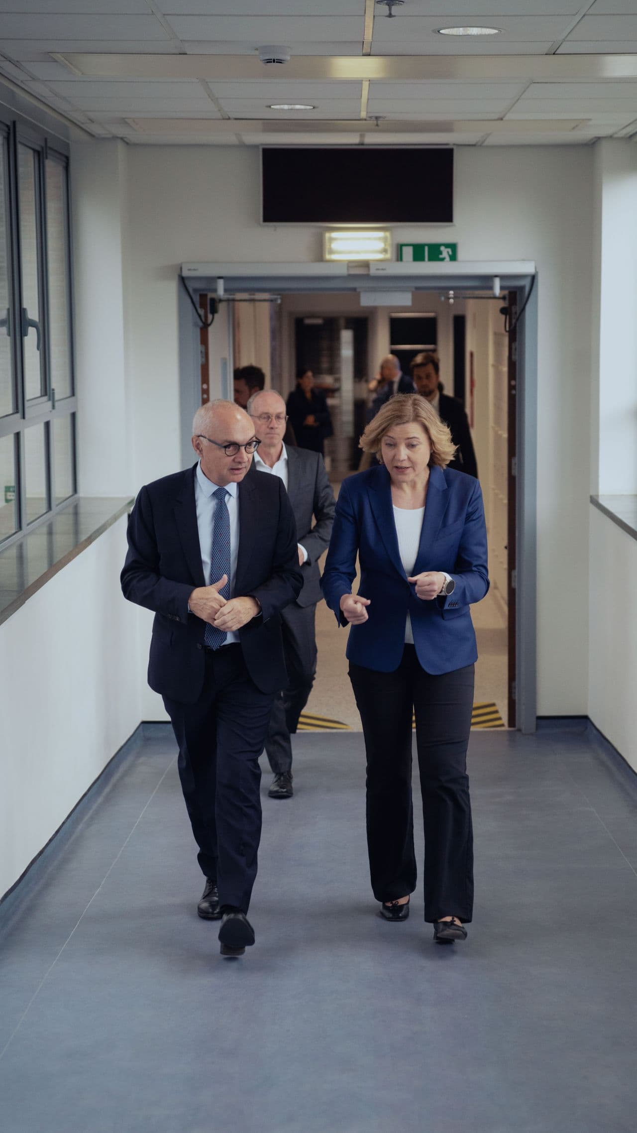 Hanna Virkkunen and Luc Van den hove